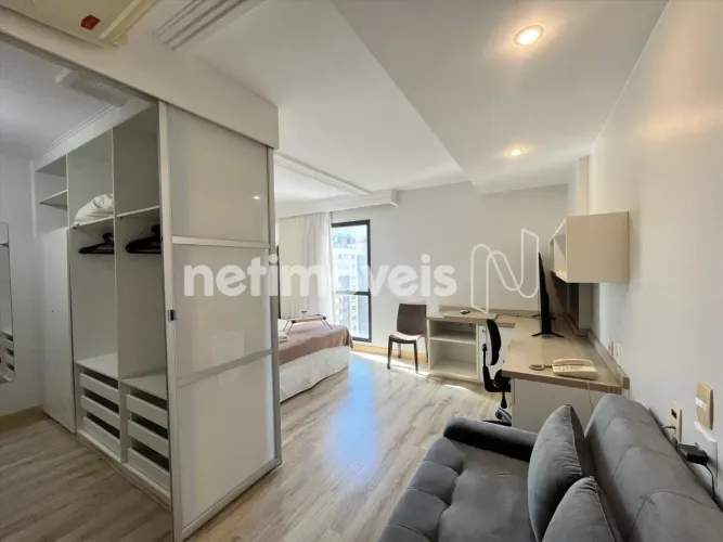 SHN Q 5, LETS IDEA, flat com 31m²;, fora do pool, mobiliado, andar alto, aceita financiame
