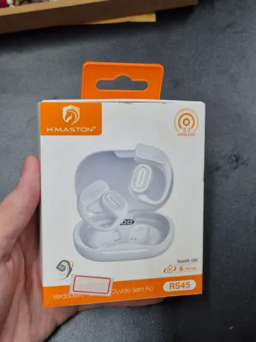 Fone de Ouvido Bluetooth Esportivo H'maston RS45 (Novo na Caixa)