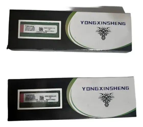 2Memorias Ram Ddr3 1330mhz 2x4gb Yongxinsheng originais