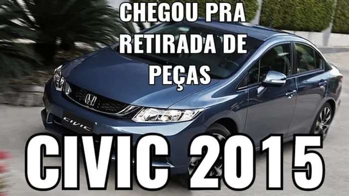Sucata Civic 2015 para retirada de peças 