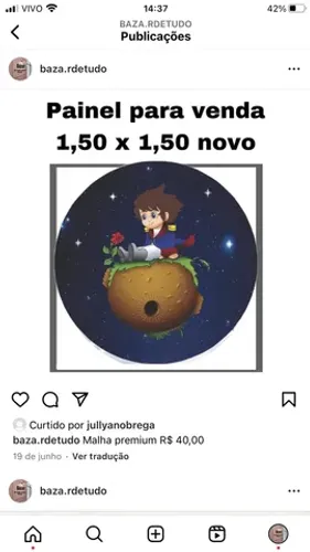 Painel sublimado pequeno príncipe 