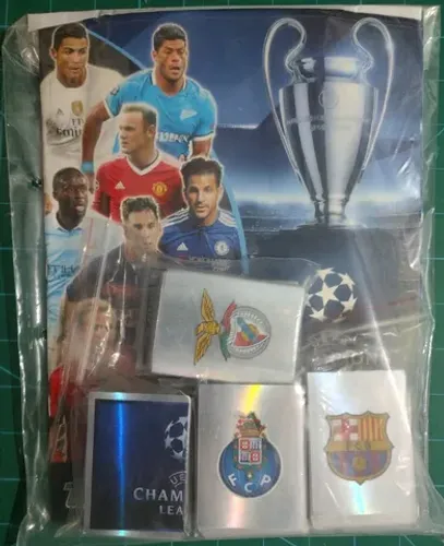 Álbum Champions League 2015-2016 - Capa Normal - Completo - Figurinhas Soltas.