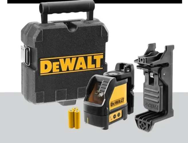 Nível a Laser 30 Metros Auto Nivelador Linha Cruzada Verde com Maleta Dewalt DW088CG-LA