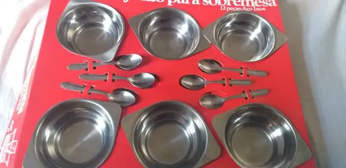 Kit sobremesa inox
