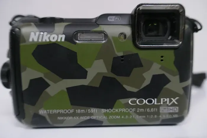camera profissional nikon 4k gps wifi prova de agua  anti shock