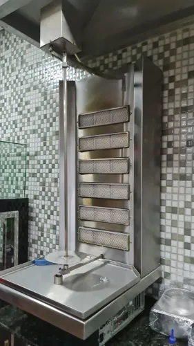 Maquina churrasco grego - kebab - shawarma, automática