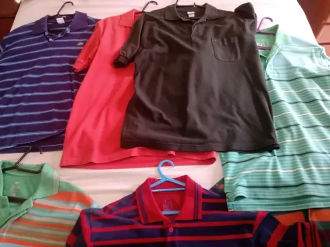 Camisa masculina  Gola polo Marca Forum, Pool, Taco e outras. Original Tamanho M Super con