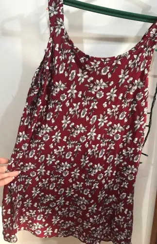 Blusa estampada vermelha