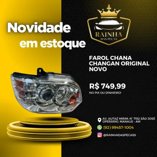 Farol Chana Changan Novo Original