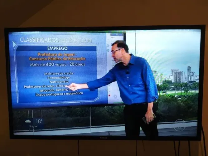 Smart TV 3D 40" Samsung Full HD (TV funcionando mas com alguns problemas na imagem.)