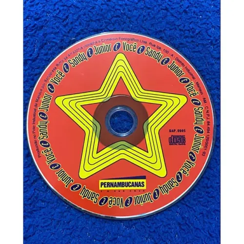 CD antigo raro Especial Pernambucanas Sandy e Júnior e Você