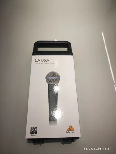 Mesma qualidade shure sm58. Novos! 10 Microfones Beringher BA 85A Novos