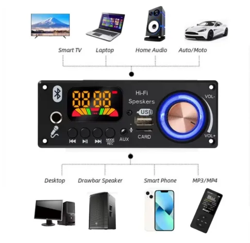 Placa decodificadora mp3 160w 