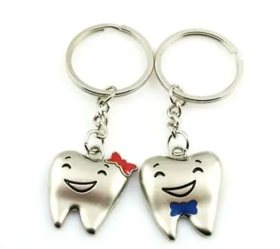 2 Chaveiro Dente Molar Odontologia Homem Ou Mulher wpp:43. *