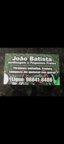 Jardinagem,retirada de entulhos e Pequenos Fretes - João Batista