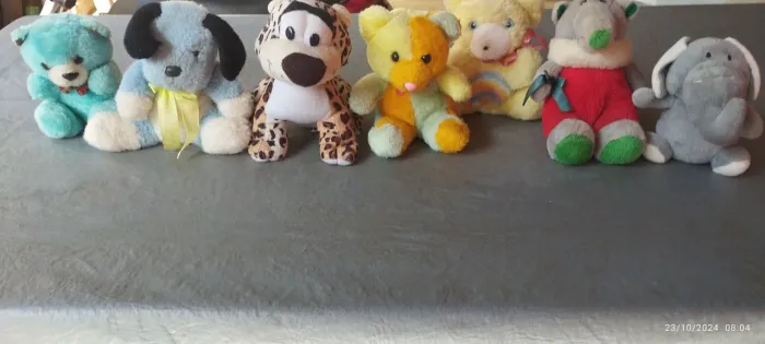 Bichinhos de pelúcia.