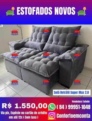 Sofá Retrátil Super Max 2.0 - Conforto Garantido!