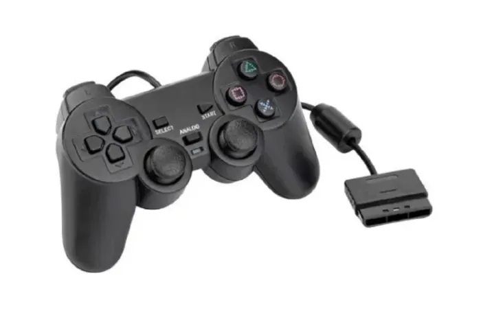 Controle com fio para PlayStation 1 e 2