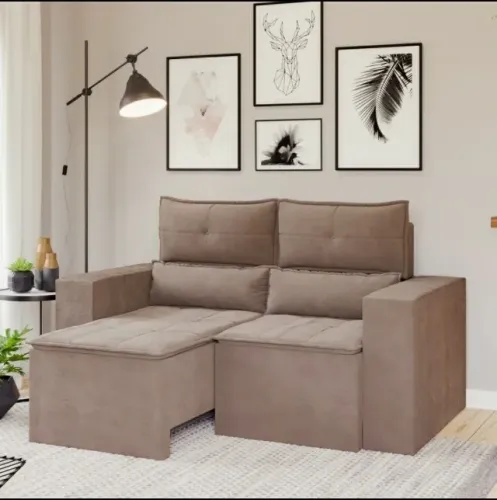 Sofá Retrátil e Reclinável Viena 1.60cm (Novo)