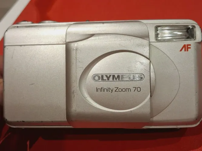 Câmera Olympus Infinity Zoom 70 Analógica Premium!