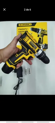 Parafusadeira/Furadeira com Impacto 12V Bivolt