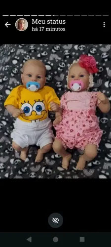 Bonecas Reborn Gêmeas