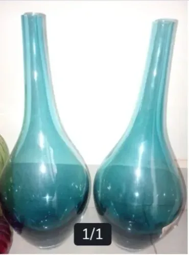 Par de vaso azul 