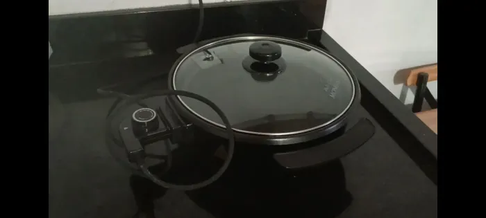 Panela Elétrica Multifuncional Grill Redonda