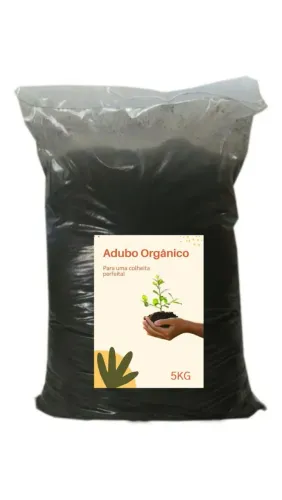 Terra Orgânica Adubada para cultivo em casa
