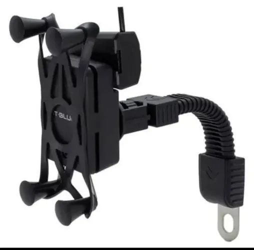 Suporte celular para moto, com carregador