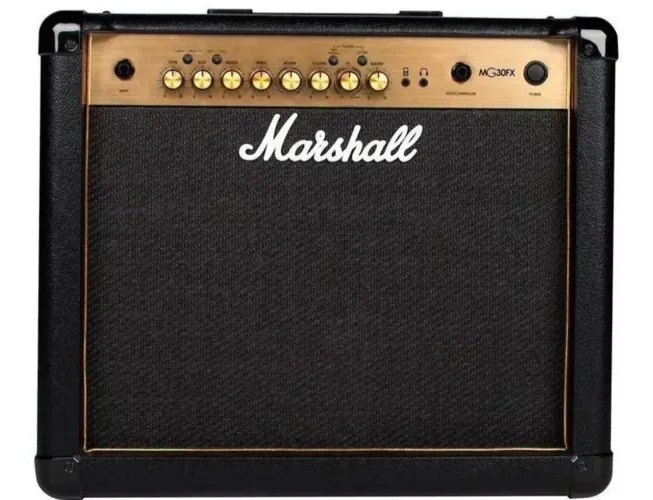 Amplificador Marshall MG30FX com efeitos