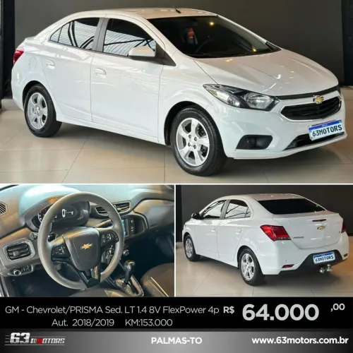 Chevrolet Prisma Sed. LT 1.4 8V Flexpower 4P Aut. 2019