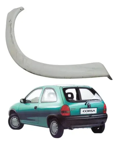 Moldura Paralama Traseiro Esquerdo Gm Corsa 1996 Detalhe