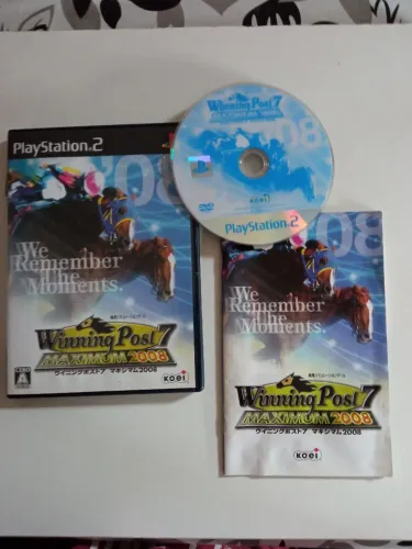 Winning Post 7 Maximum 2008 PS2 original jp PlayStation 2