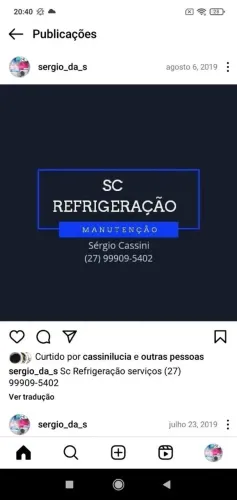 Manutenção  e higienizacao  instalação  de ar split 