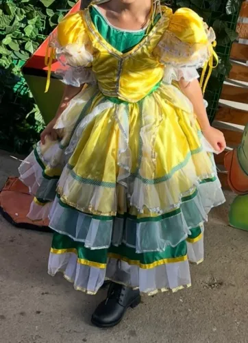 Vestido de rainha do milho 