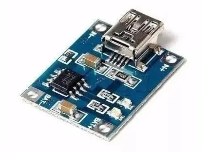 Bateria Litio 1a 5v Lithium Tp4056 Micro Usb Carregador COD-AM1