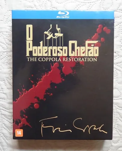 trilogia - o poderoso chefão (box bluray nacional) 4 discos