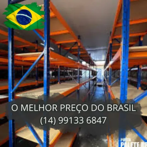 Porta Palete estante de aço para estoque de produtos