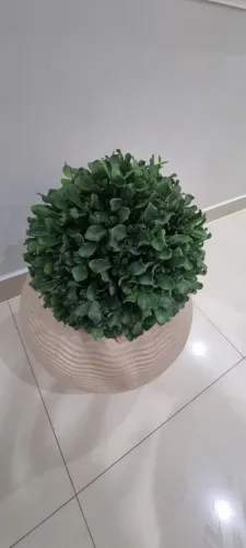 Vaso com planta articicial