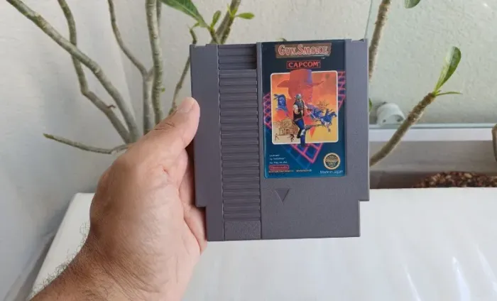 Cartucho Gun Smoke Nes, Nintendinho, Impecável, (gun Smoke)