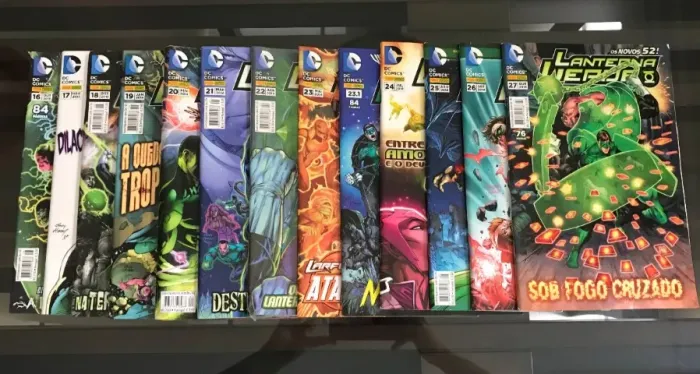 Lote HQ Gibi Lanterna Verde DC Os Novos 52! - 2a série Panini - 2014 - #16 ao #27 - Novos