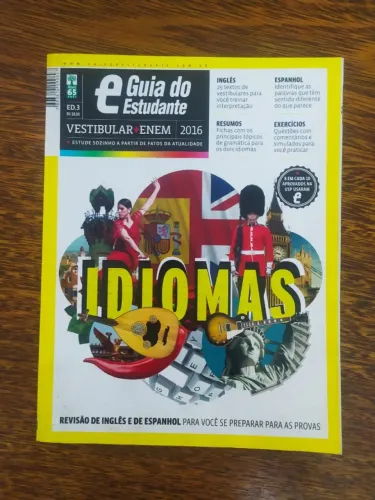 Livro Guia Do Estudante Idiomas