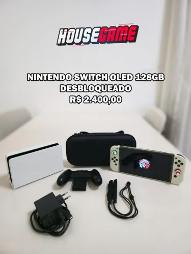 Nintendo Switch OLED 128GB - Desbloqueado