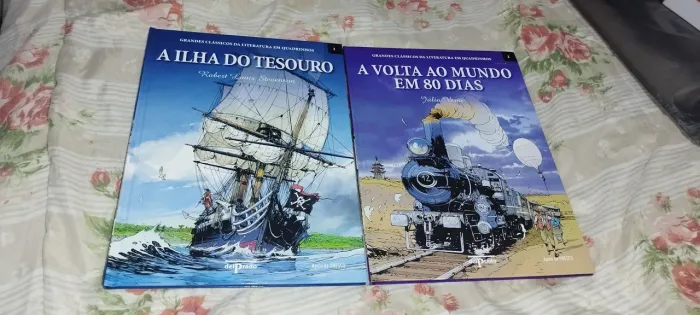 Lote 2 Livros Coleção Clássicos em Quadrinhos