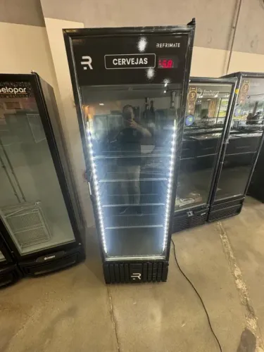Visa Cooler Cerveja 570L Porta de Vidro Refimate promoção