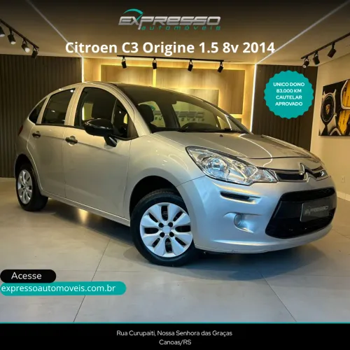Citroen C3 Origine 1.5 Flex 8V 5P Mec. 2014