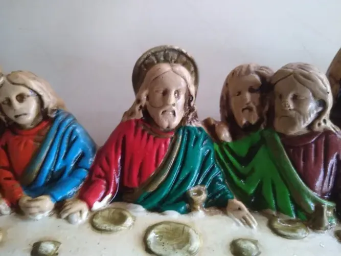 Santa Ceia Artesanato dos Anos 80