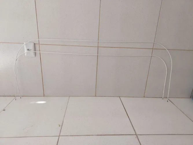 Varão para berço infantil - Branco