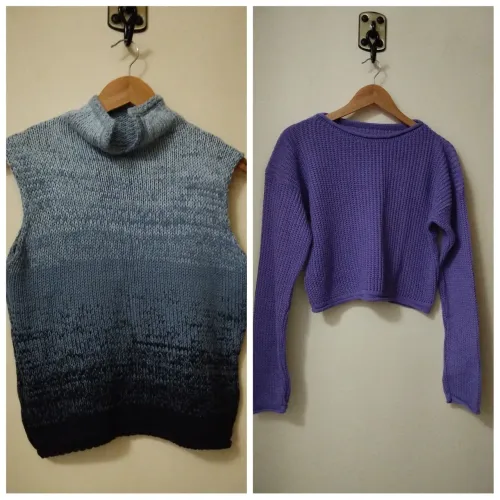 Blusas de tricô 